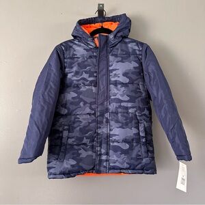Rothschild Winter Coat | Blue Camo
